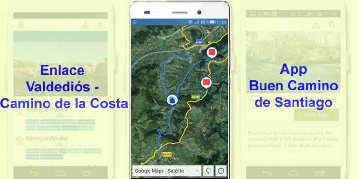 Enlace Valdediós - Camino del Norte / Camino de la Costa