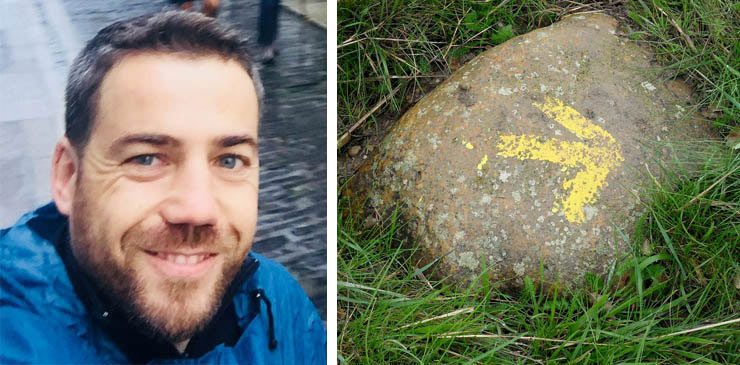 Iván Leis, divulgador del Camino de Santiago